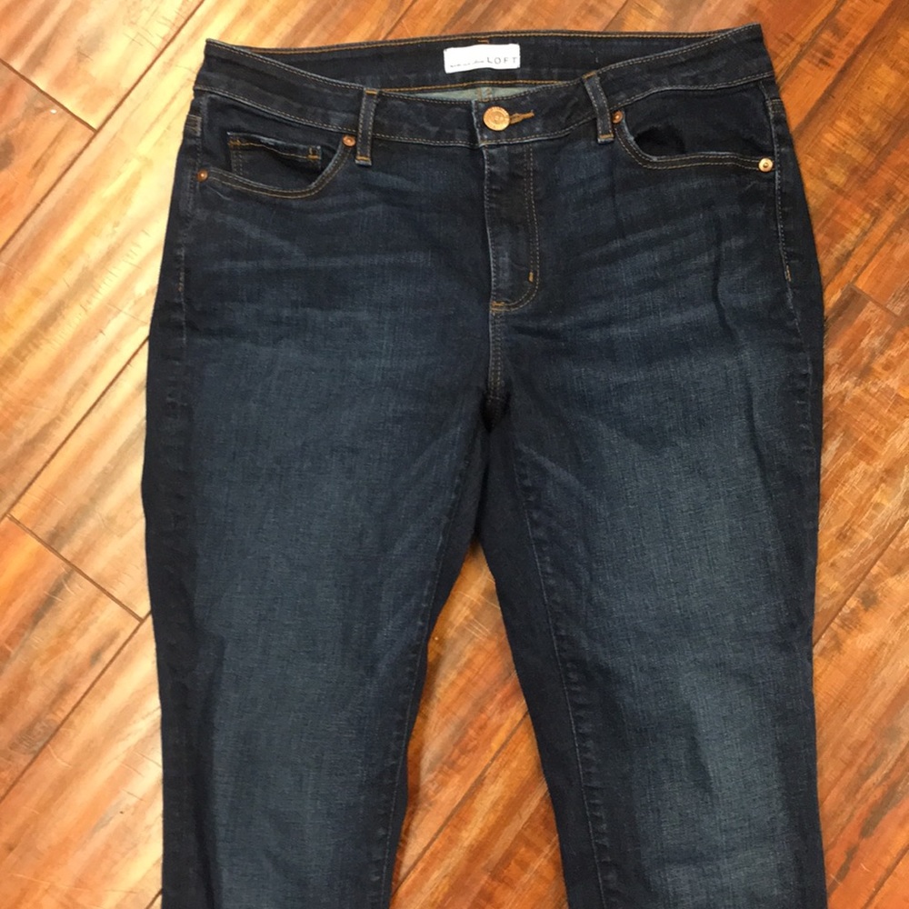 AT Loft curvy skinny jeans